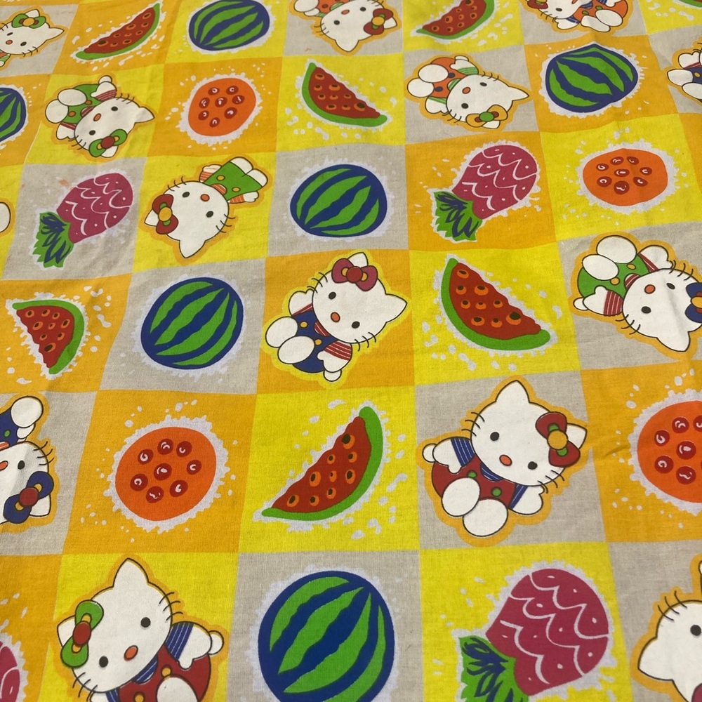 Hello Kitty Printed Fabric // Vintage